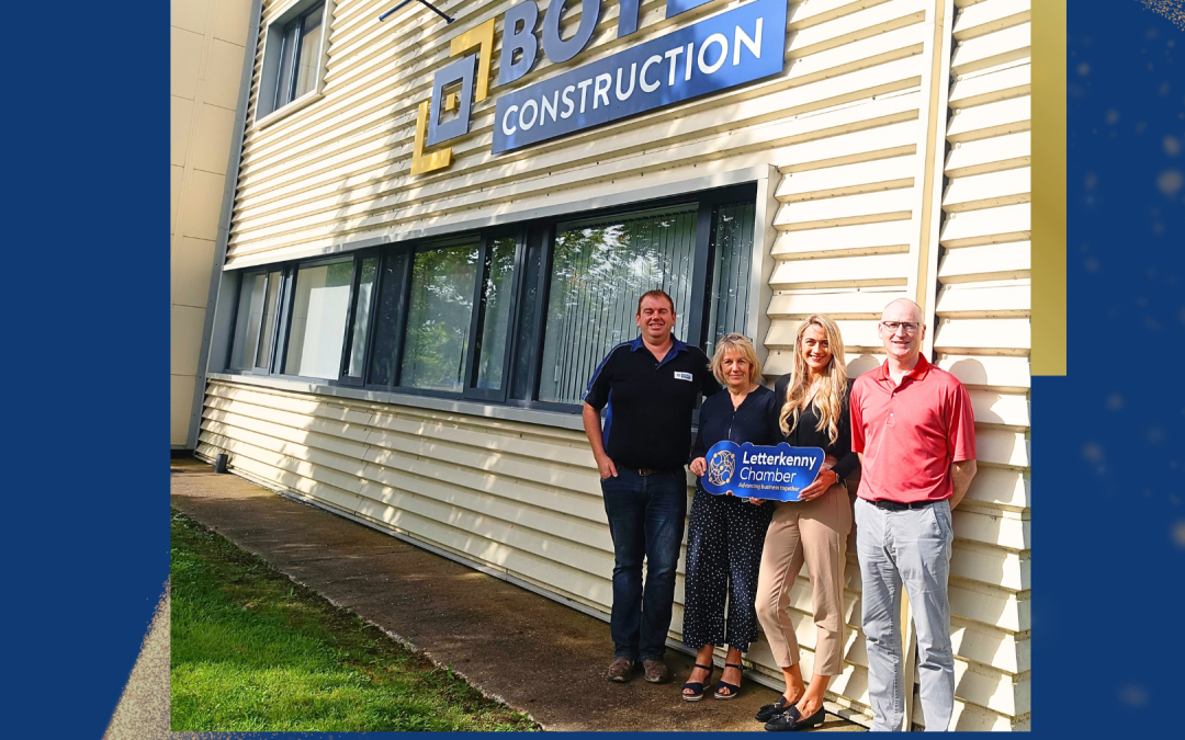 Welcome Boyle Construction to Letterkenny Chamber