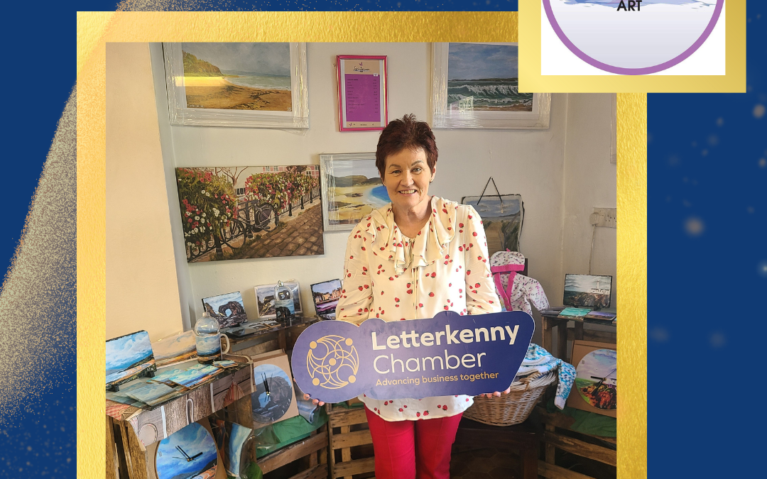 Welcome Jacinta Callaghan Art to Letterkenny Chamber